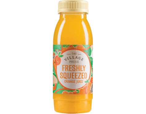 Freshly Squeezed Orange Juice - 250ml - The Village Press