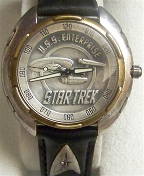 Fossil Star Trek Watch, USS Enterprise Collectible Series 1995 Vintage