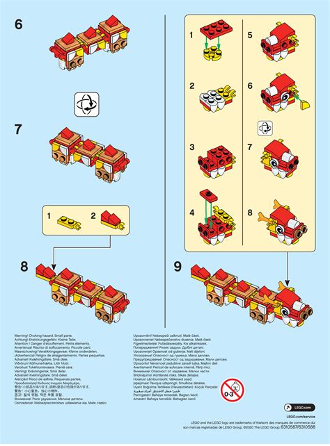 LEGO® Monthly Mini Build Instructions - CNY Dragon