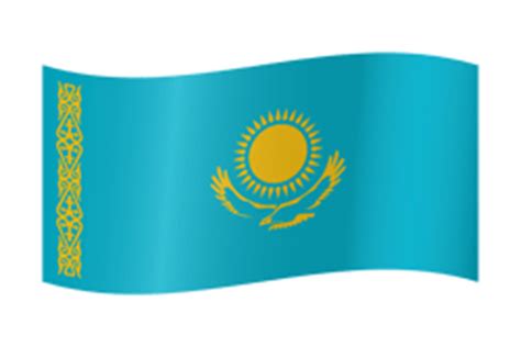 Kazakhstan flag vector - country flags