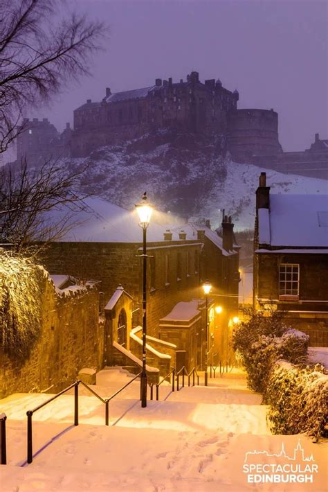 Edinburgh Castle from The Vennel March 2018 | Winter scenes, Scenery ...