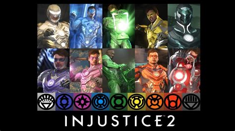 Green Lantern Injustice Skins