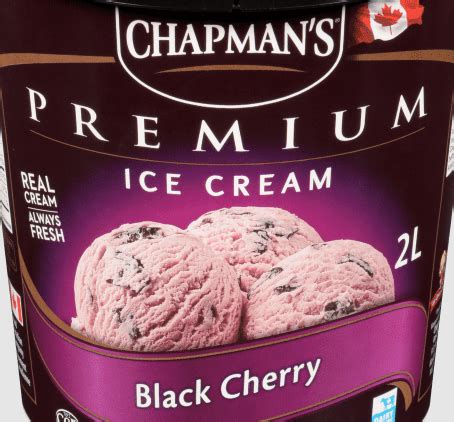 Chapman's Premium Ice Cream Black Cherry - IlmHub Halal Foods & Ingredients