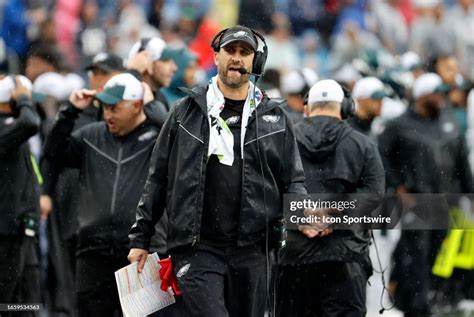 Philadelphia Eagles head coach Nick Sirianni during a game between ...