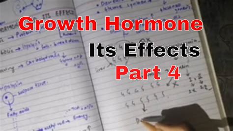 Growth hormone and its effects, part 4(last) lipolysis, carbohydrate sparing effects, effect on ...