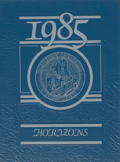 1985 yearbook from Lake Region High School from Naples, Maine for sale