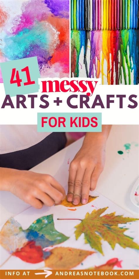 41 Messy Art Projects and Crafts for Kids