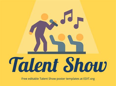 Free Printable Talent Show Flyer Templates