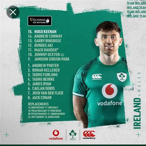 Ireland team vs Wales : r/rugbyunion