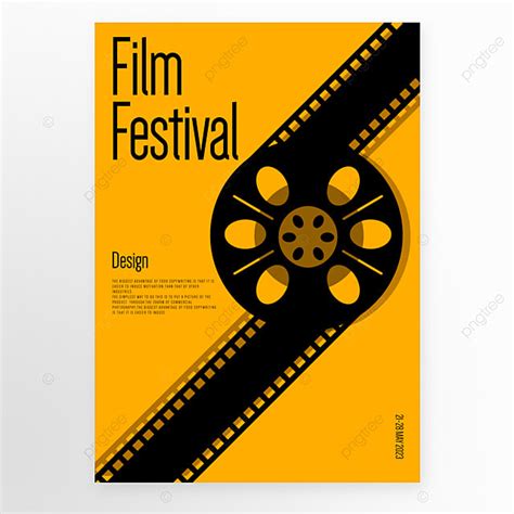 Film Festival Abstract Minimalist Template Poster Template Download on Pngtree