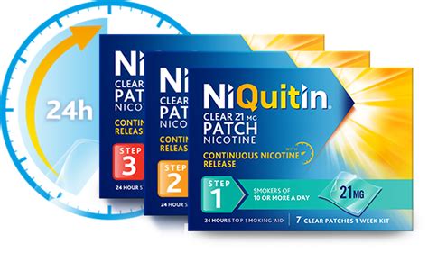 NiQuitin Nicotine Clear Patch | 24 Hour Craving Relief