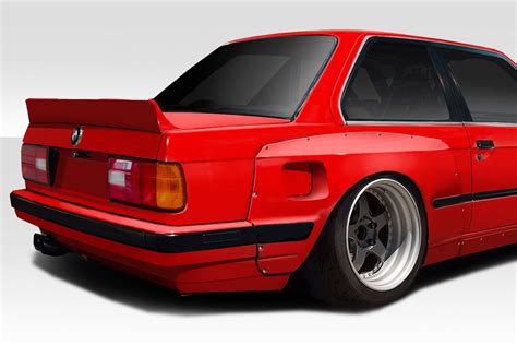 1984-1991 BMW 3 Series E30 Duraflex TKO Wide Body Rear Fender Flares ...