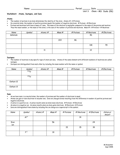 16 Molecules And Atoms Worksheet Answer Key / worksheeto.com