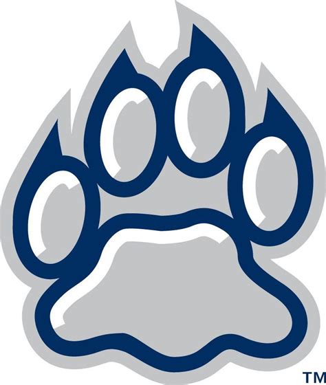 Blue Wildcat Paw Logo