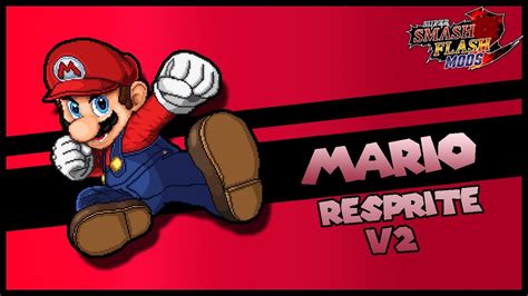 SSF2 Mods Mario Resprite V2 - YouTube