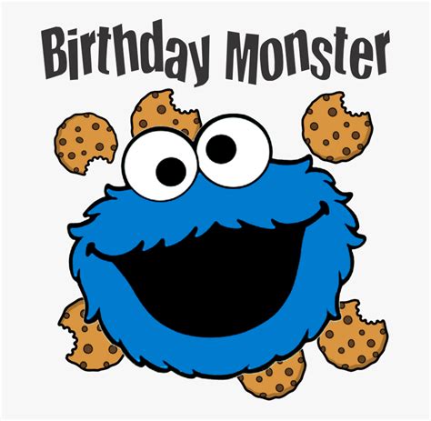 Cookie Monster Birthday Clipart , Free Transparent Clipart - ClipartKey