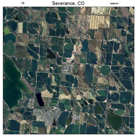 Aerial Photography Map of Severance, CO Colorado