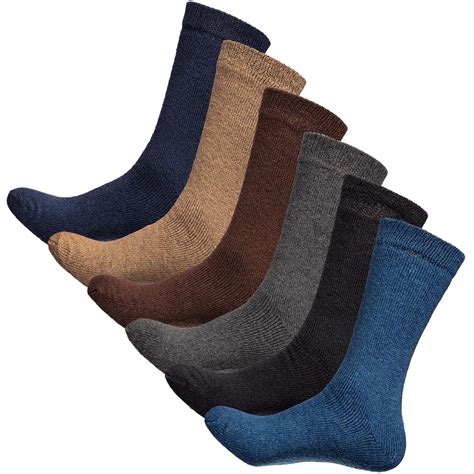 Mens Thermal Socks Winter Warm Brushed Thick Sock Work 3, 6 Pairs Sizes UK 6-11 | eBay