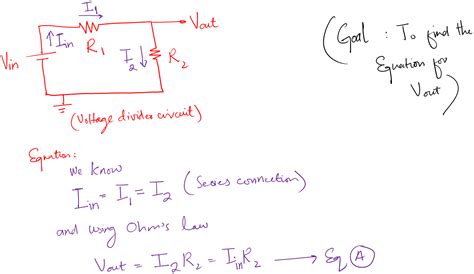 Voltage Divider Rule Formula