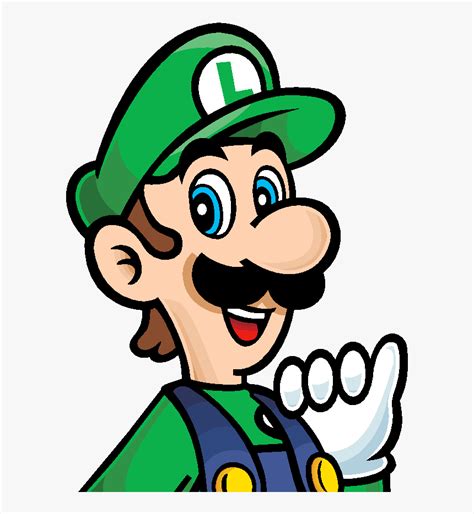 Transparent Luigi Face Png - Super Mario Luigi Coloring Page, Png ...