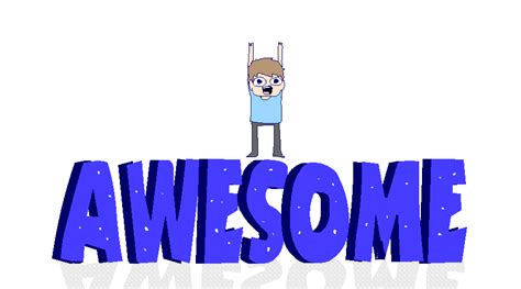 Awesome (animated gif) by FLASHYANIMATION on Newgrounds