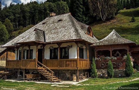 traditional house from bucovina, romania | Traditional houses, Traditional house, Rustic house ...