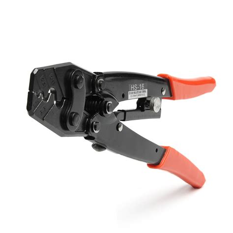 HS-16 1.25-16mm Cable Lug Crimping Crimper Tool Bare Terminal Wire Plier Cutter – Alexnld.com