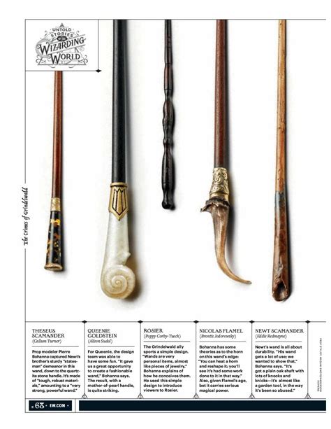 Fantastic Beasts wands | Fantastic beasts, Harry potter fantastic beasts, Harry potter wand