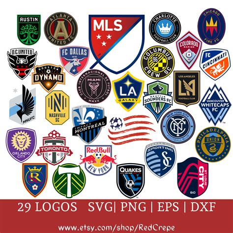 MLS Svg 29 MLS Soccer League Logo Svg Major League Soccer | Etsy