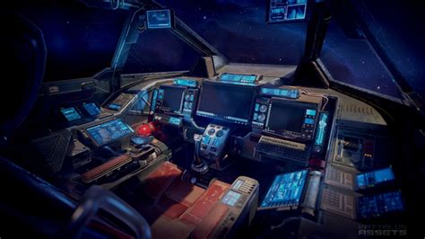 3D model Sci Fi Heavy Fighter Cockpit VR / AR / low-poly | CGTrader