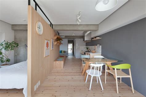 Modular Plywood Partition Makes the Most of a Small Space | Designs ...