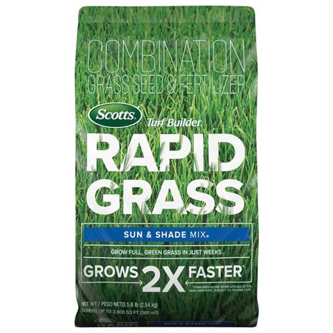 Reviews for Scotts Turf Builder 5.6 lbs. Rapid Grass Sun & Shade Mix Combination Seed and ...