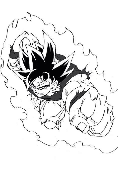 Goku Sketch Drawing at GetDrawings | Free download