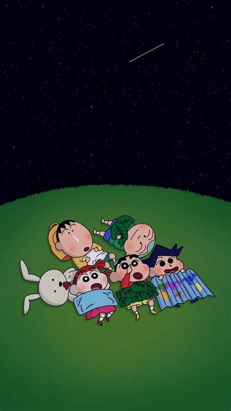 Download Friends Of Shin Chan iPhone Wallpaper | Wallpapers.com