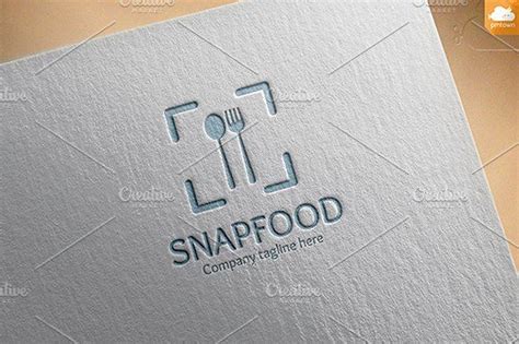 Snap Food | Logo templates, Business card logo, Logo design inspiration