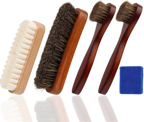 Shoe Shine Brush, Suede nubuck brush, Shoe Dauber, Soft Horsehair ...