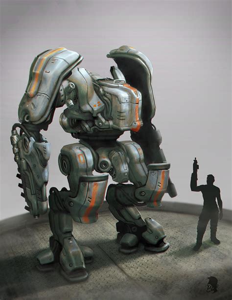 Awesome Sci-Fi Robot Concept Art | Mega Worm