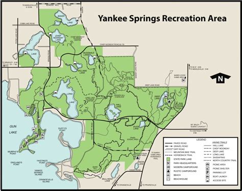 Allegan State Game Area Trail Map - Printable Map