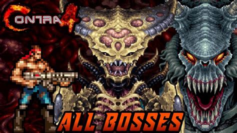 Contra 4 - All Bosses [No Damage | Hard] - YouTube