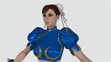 Chun Li fan art - 3D model by g.kaos [31807bc] - Sketchfab