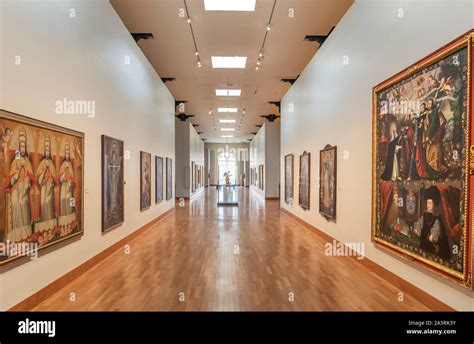 Interior of the Museum of Art of Lima (Museo de Arte de Lima), Palacio ...