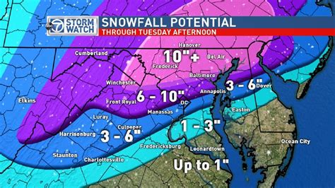 PREPARE: Winter storm to impact DC area and East Coast tonight through ...