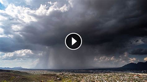 Rain Bomb: Rare Wet Microburst Caught on Camera