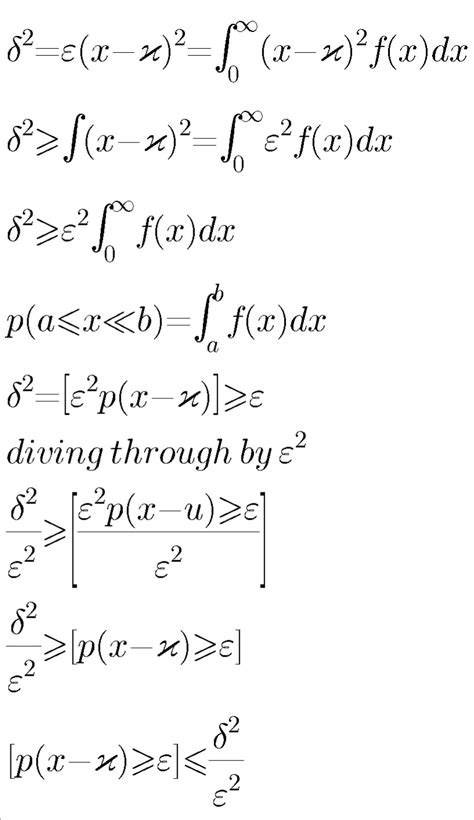 How To Proof The Chebyshev inequality