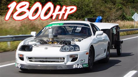 1800HP Supra 1000 Mile Road Trip - Fastest Import to Ever Complete Drag ...