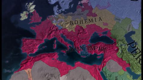 EU4 - Timelapse - Forming the Roman Empire as France - YouTube