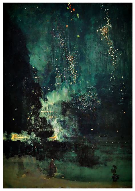 Whistler Artist Nocturne in Black and Gold The Falling | Etsy