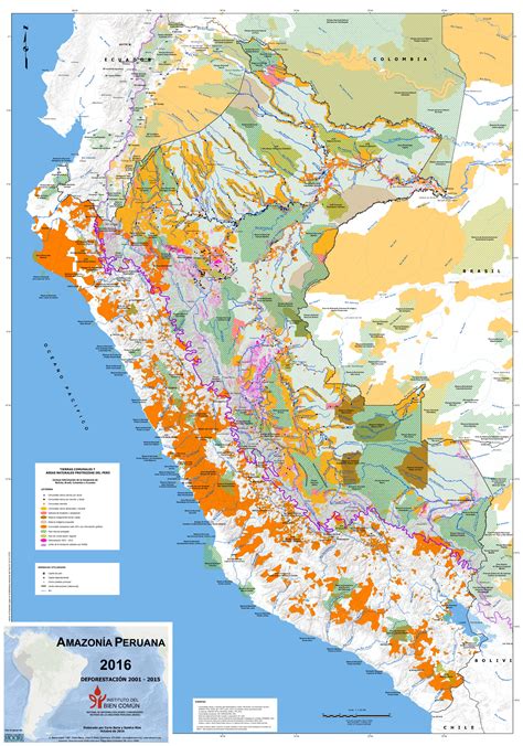 Nuevo mapa de IBC analiza deforestación reciente en la Amazonía peruana ...