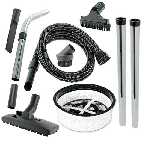 SPARES2GO 2.5m Hose Filter Rods + Full Brush Tools Kit for Numatic ...