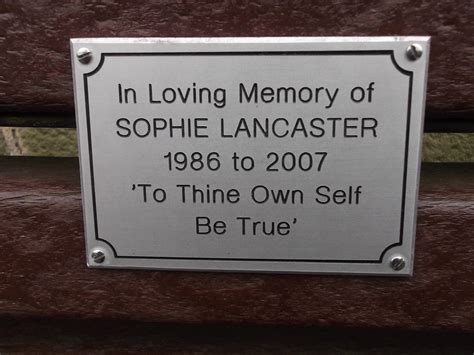 "Sophie Lancaster" Memorial Bench, Haslingden Library, Upp… | Flickr